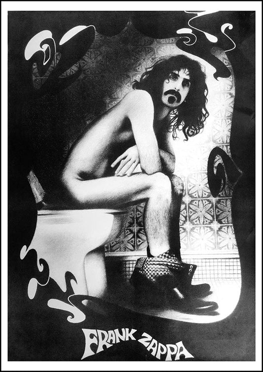 Frank Zappa - Vintage Concert Poster Print - Rock Music Icons