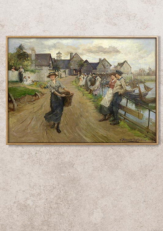 On the Promenade - Alber Chevallier Tayler - Fine Art Print