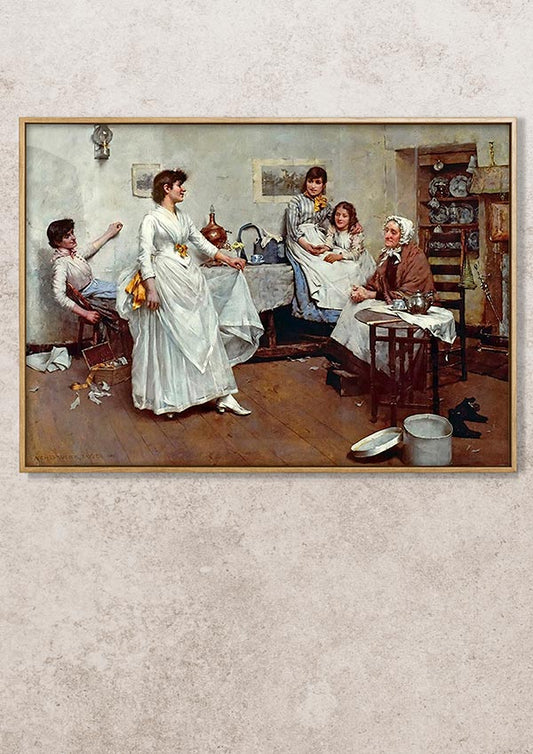 A Dress Rehearsal - Alber Chevallier Tayler - Fine Art Print