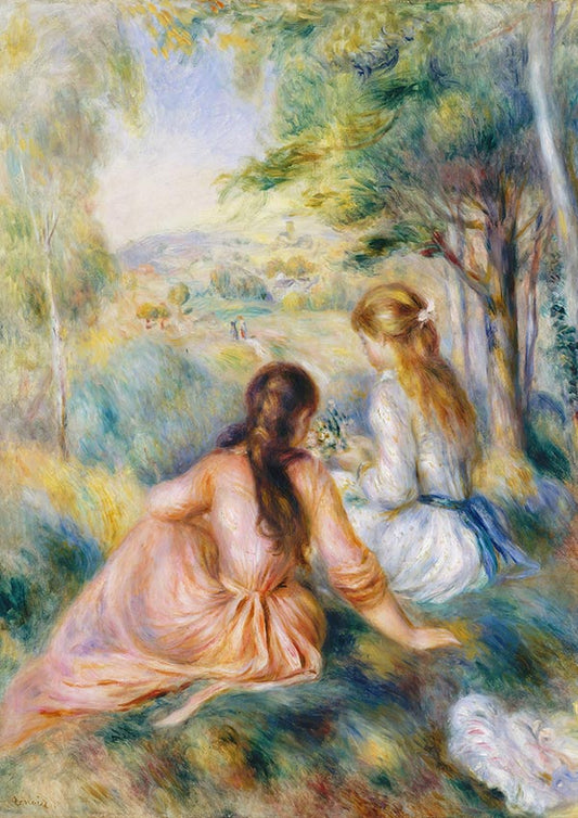 In the Meadow - Auguste Renoir - Fine Art Print
