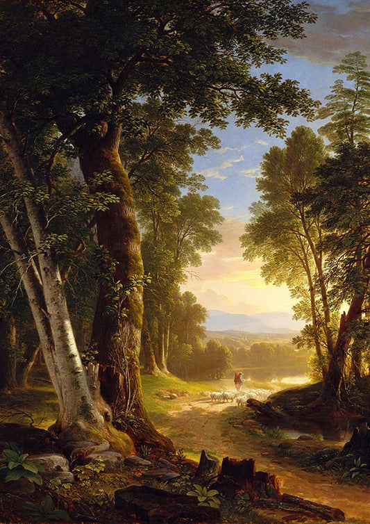 The Beeches - Asher Brown Durand - Fine Art Print