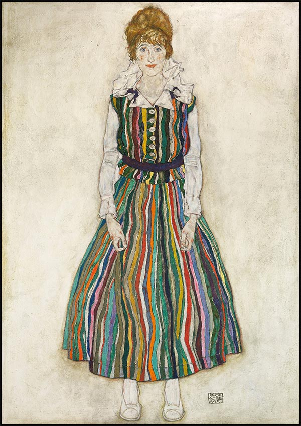 Edith - Egon Schiele - Fine Art Print