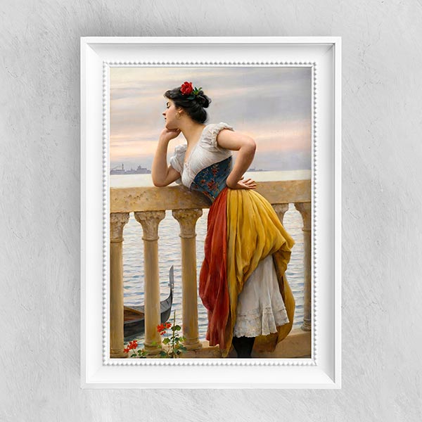 Anticipation - Eugene de Blaas - Fine Art Print