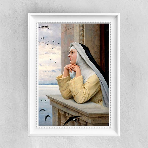 God's Creatures - Eugene de Blaas - Fine Art Print