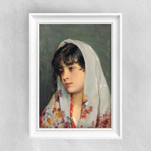 Venetian Beauty - Eugene de Blaas - Fine Art Print