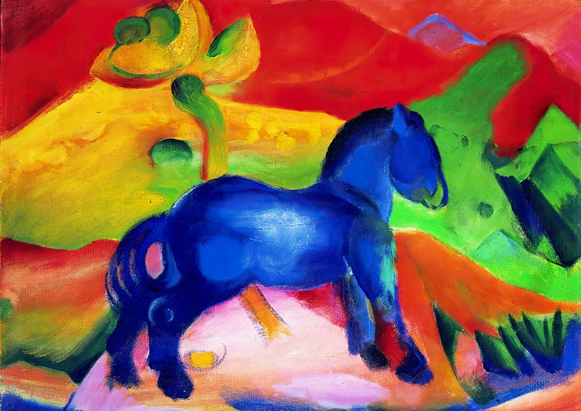 Little Blue Horse - Franz Marc - Fine Art Print