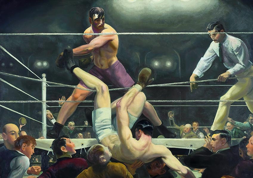 Dempsey and Firpo - George Bellows - Fine Art Print