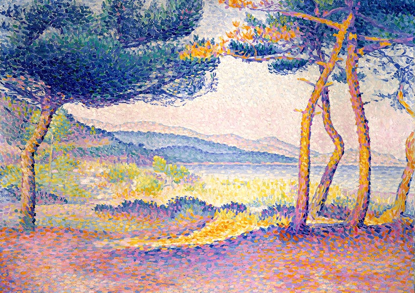 Pines Along the Shore - Henri Edmond Cross - Fine Art Print