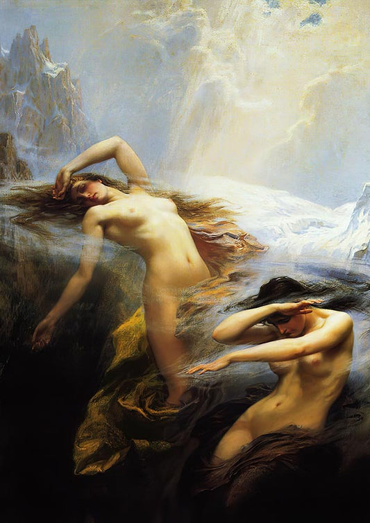 Clyties of the Mist - Herbert James Draper - Fine Art Print