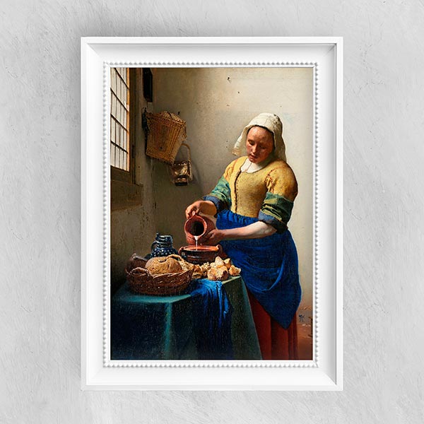 The Milkmaid - Johannes Vermeer - Fine Art Print