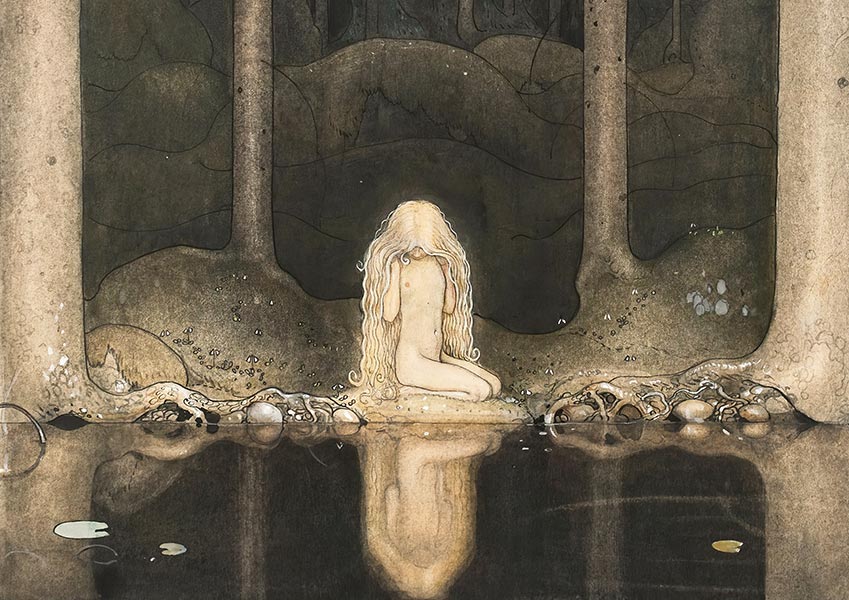 Princess Tuvstarr - John Bauer - Fine Art Print