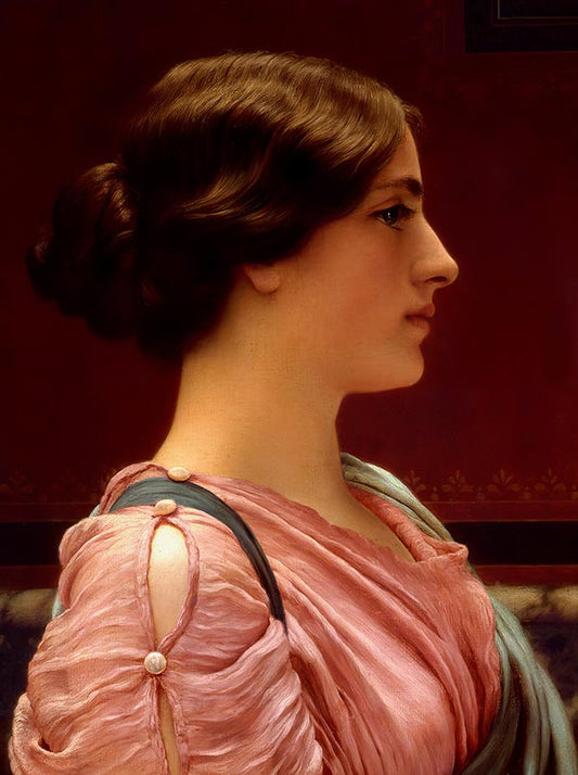 A Classical Beauty - John William Godward - Fine Art Print