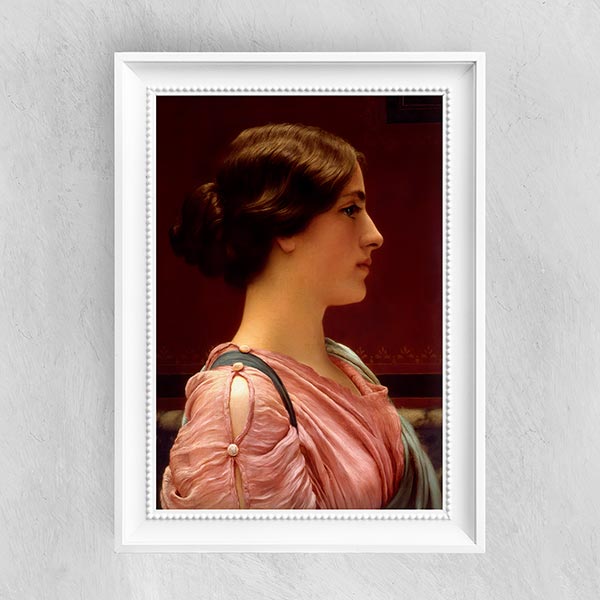 A Classical Beauty - John William Godward - Fine Art Print