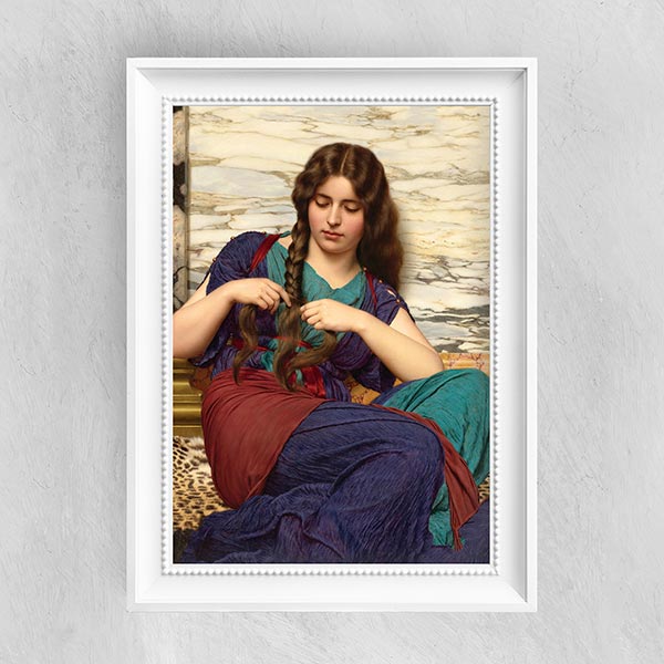 A Congenial Task - John William Godward - Fine Art Print