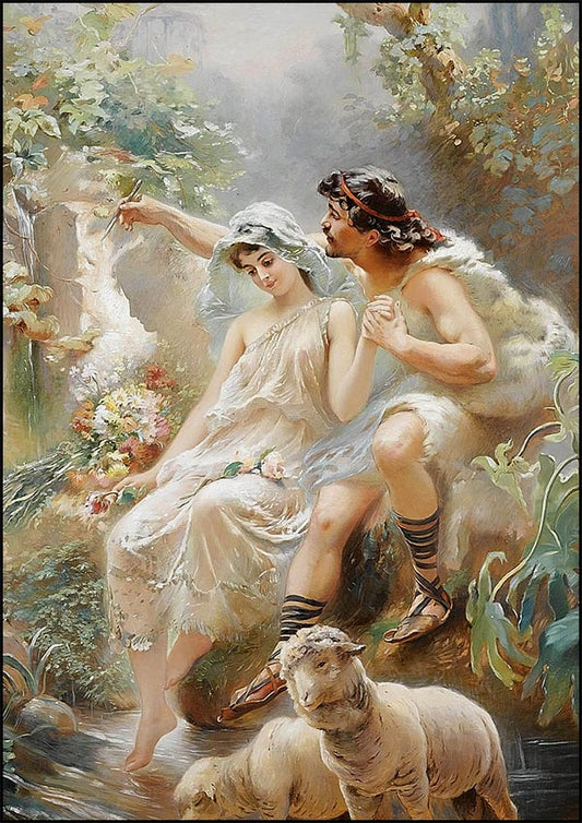 Allegorical Scene - Konstantin Makovsky - Fine Art Print