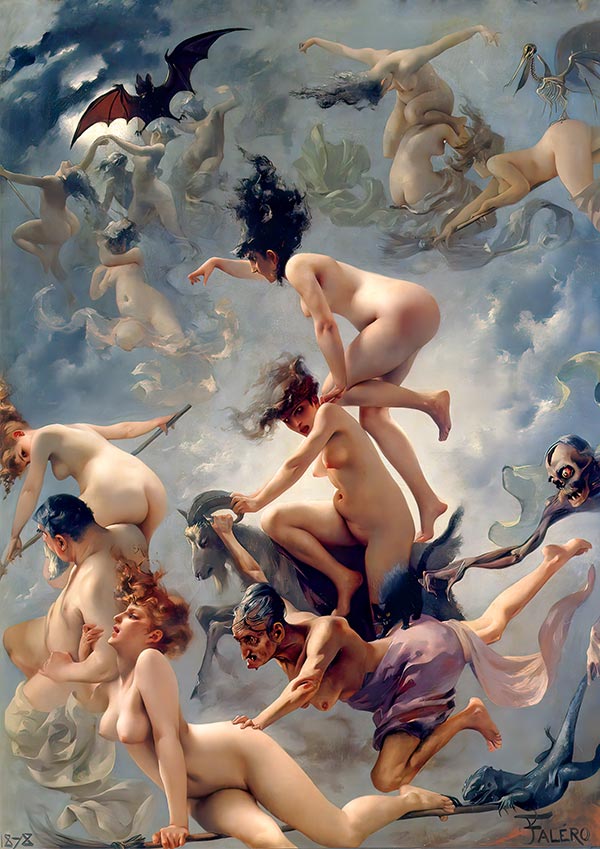 Vision of Faust - Ricardo Falero - Fine Art Print