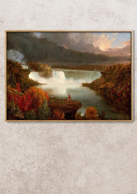 Distant View of Niagara Falls - Thomas Cole - Fine Art Print
