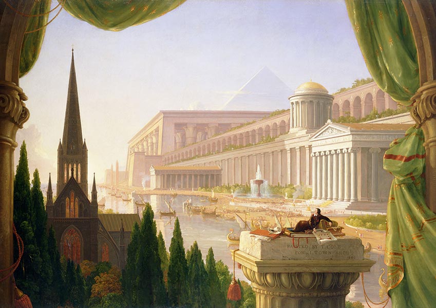 The Architect's Dream - Thomas Cole - Fine Art Print