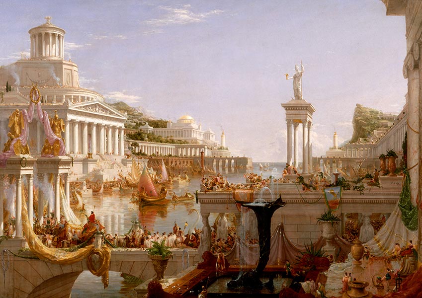 The Consummation The Course of the Empire - Thomas Cole - Fine Art Print