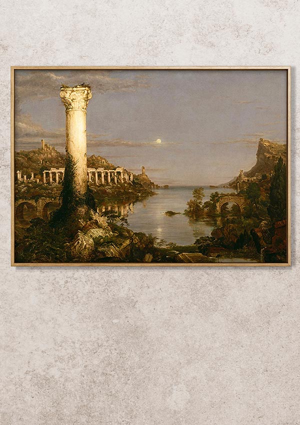 The Course of Empire Desolation - Thomas Cole - Fine Art Print