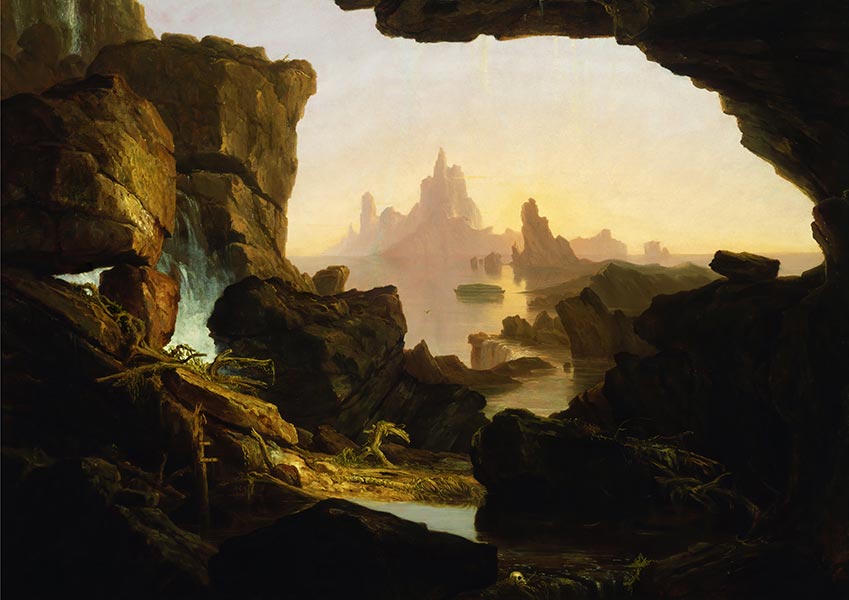 The Subsiding of the Waters of the Deluge - Thomas Cole - Fine Art Print