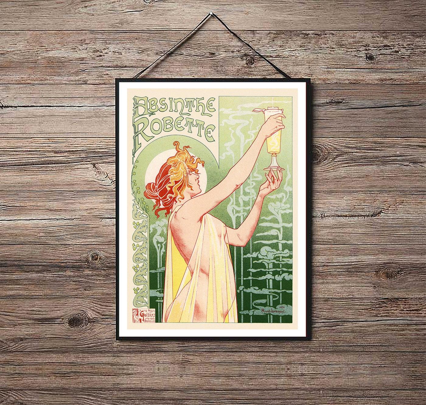 Absinthe Robette - 1896 - Art Nouveau - Classic Posters