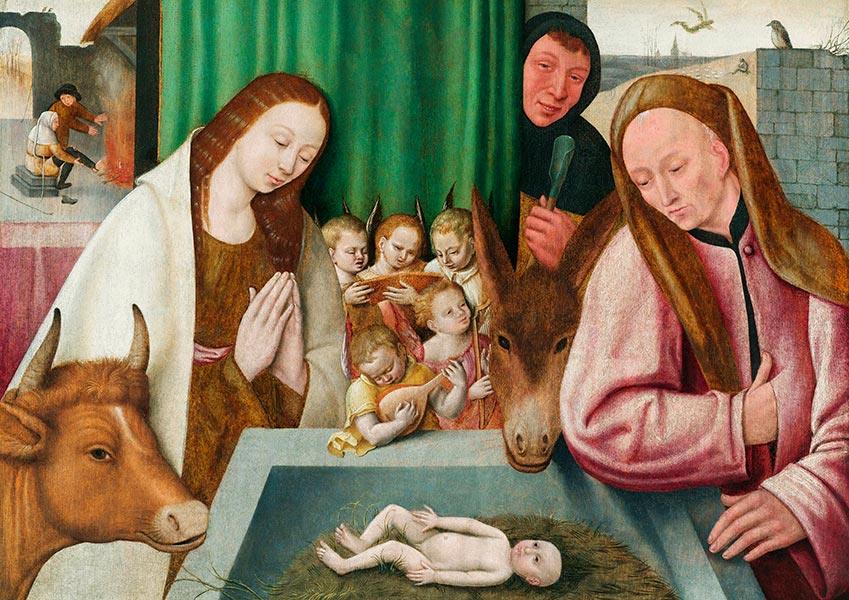 Adoration of the Child - 1568 - Hieronymus Bosch - Fine Art Print - Classic Posters