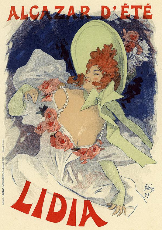 Alcazar d'Ete, Lidia - 1895 - Art Nouveau - Classic Posters