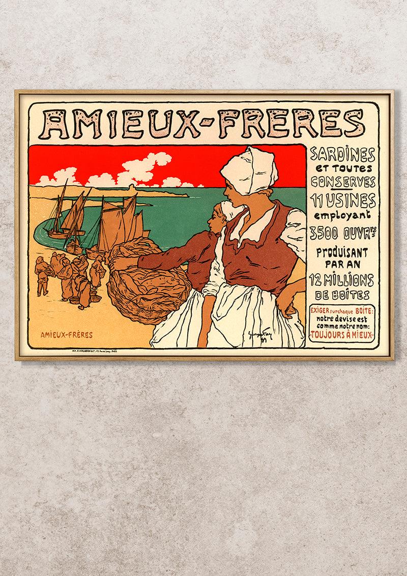 Amieux-Freres - 1899 - Art Nouveau - Classic Posters