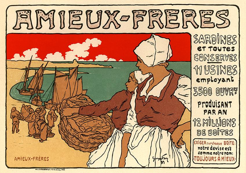Amieux-Freres - 1899 - Art Nouveau - Classic Posters