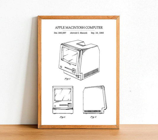 APPLE MACINTOSH - Patent Poster - Classic Posters