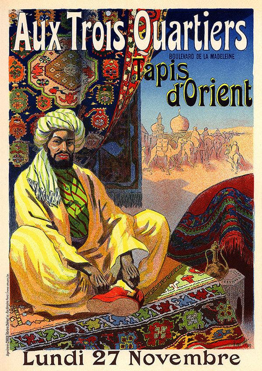 Aux Trois Quartiers - 1899 - Art Nouveau - Classic Posters