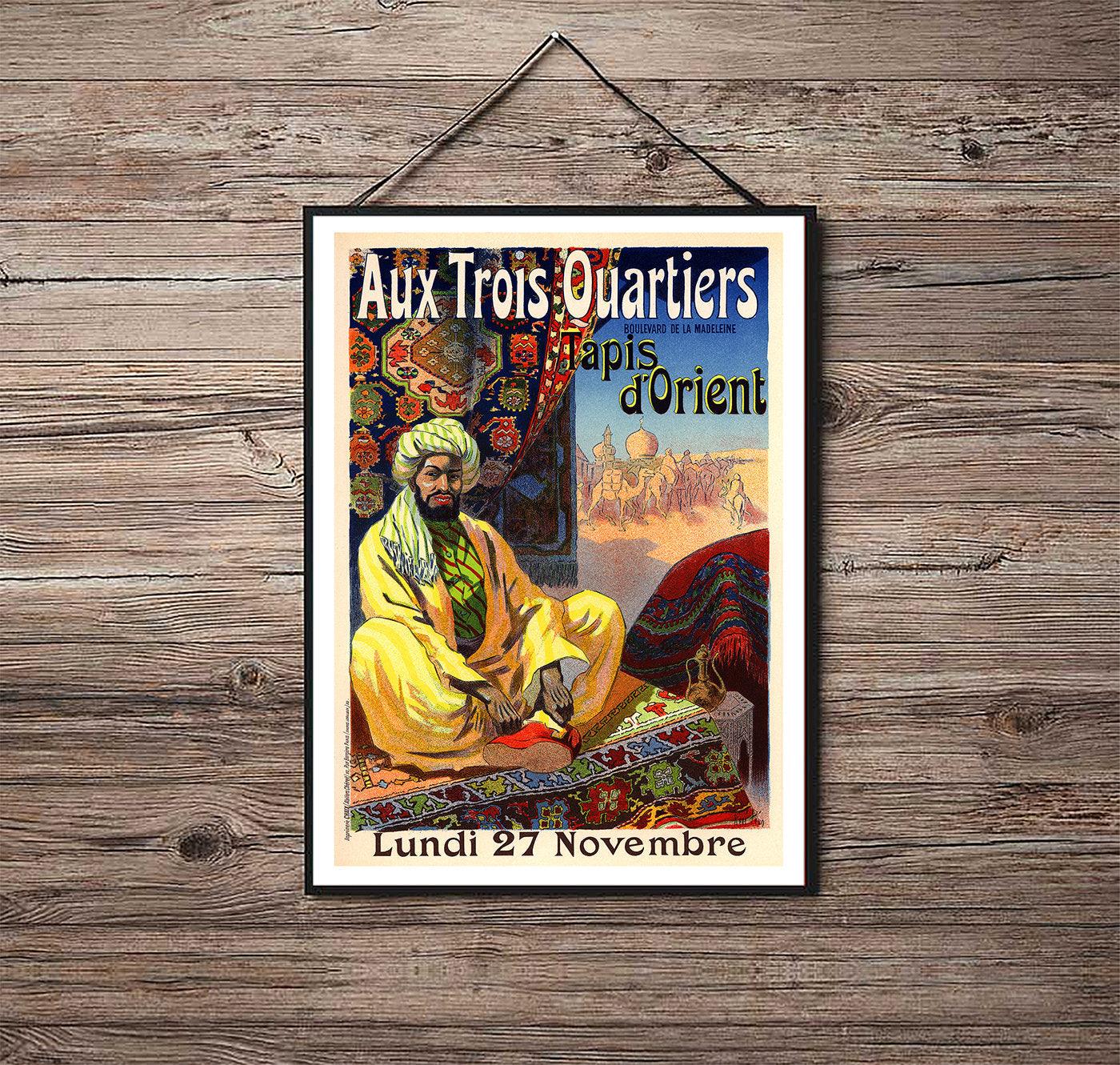 Aux Trois Quartiers - 1899 - Art Nouveau - Classic Posters