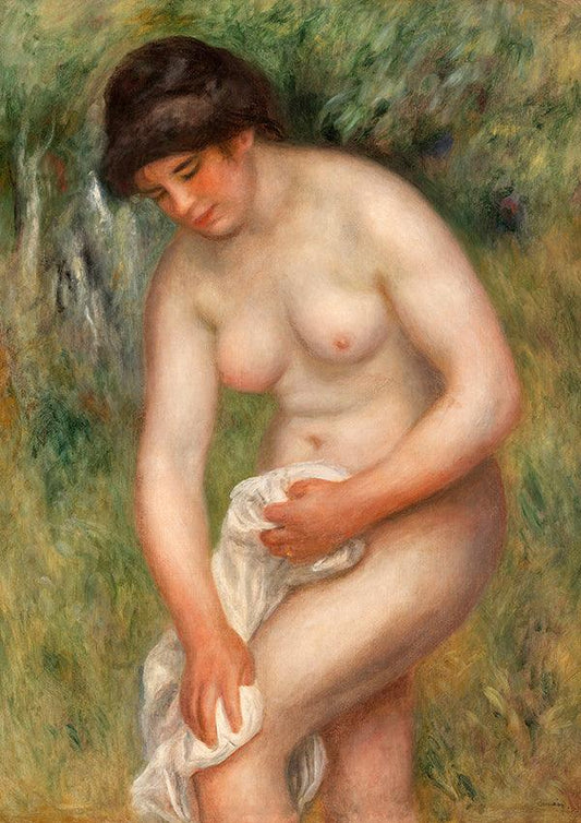 Bather Drying Herself - 1902 - Pierre-Auguste Renoir - Fine Art Print - Classic Posters