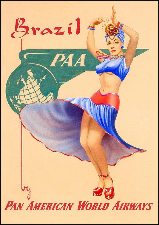 BRAZIL - Vintage Travel Poster - Classic Posters