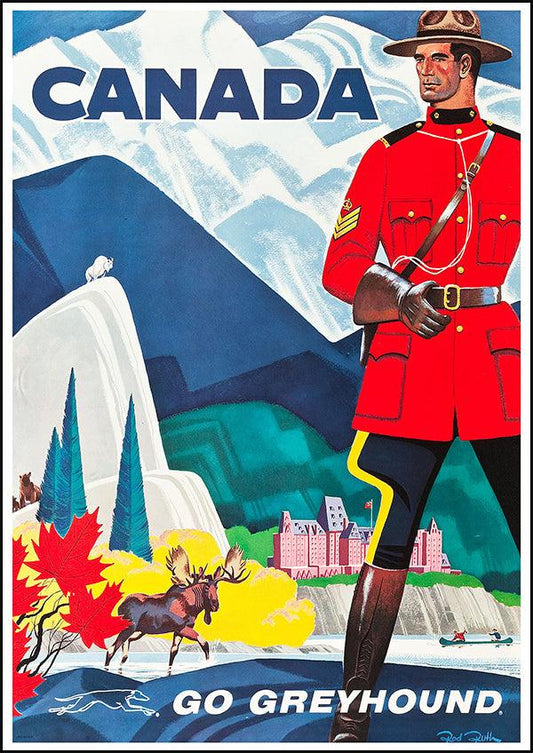 CANADA - Vintage Travel Poster - Classic Posters