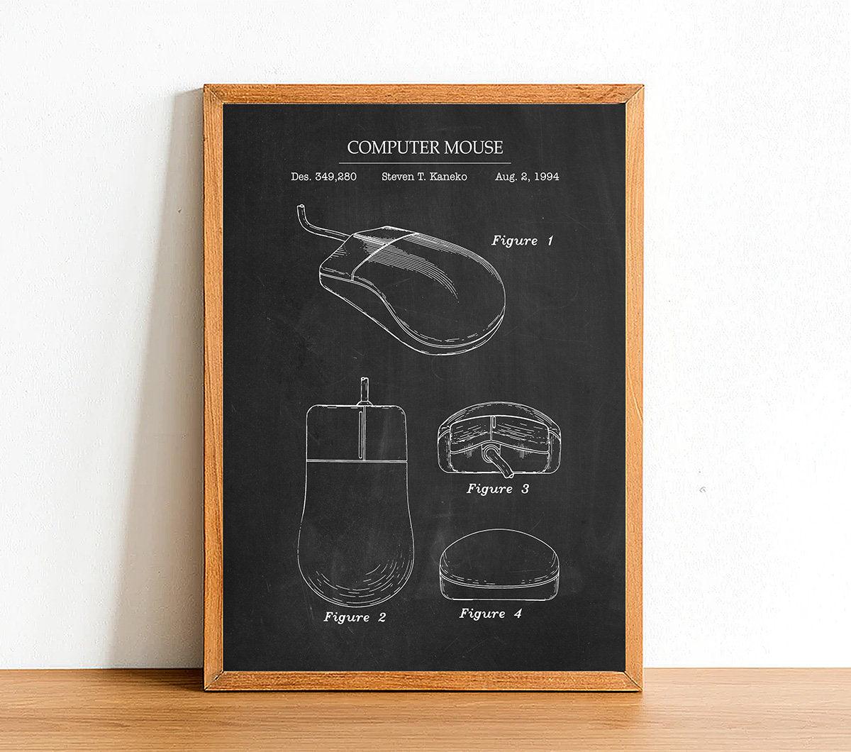 COMPUTER MOUSE - Patent Poster - Classic Posters