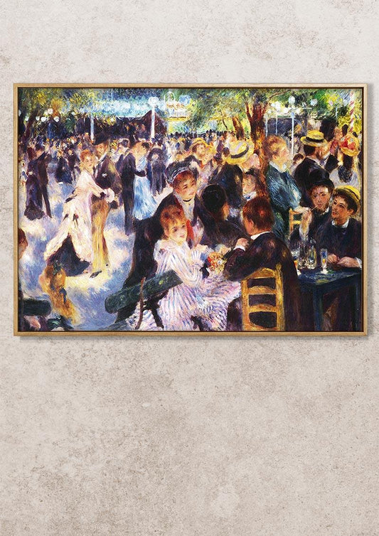Dance at Le Moulin de la Galette - 1876 - Auguste Renoir - Fine Art Print - Classic Posters