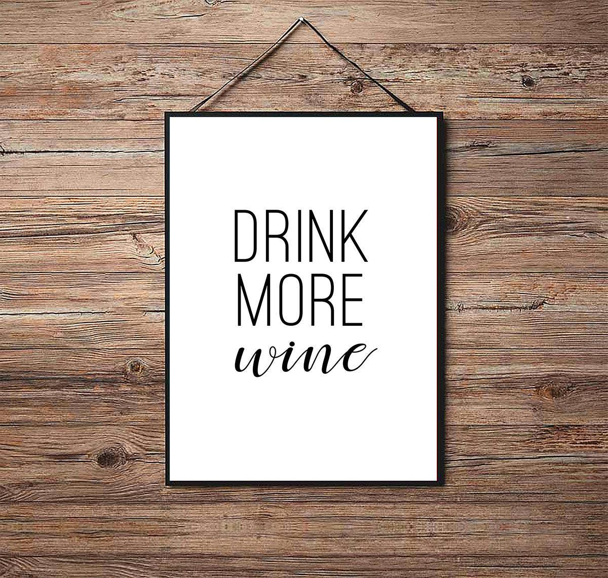 Drink More Wine - Kitchen Poster - Classic Posters