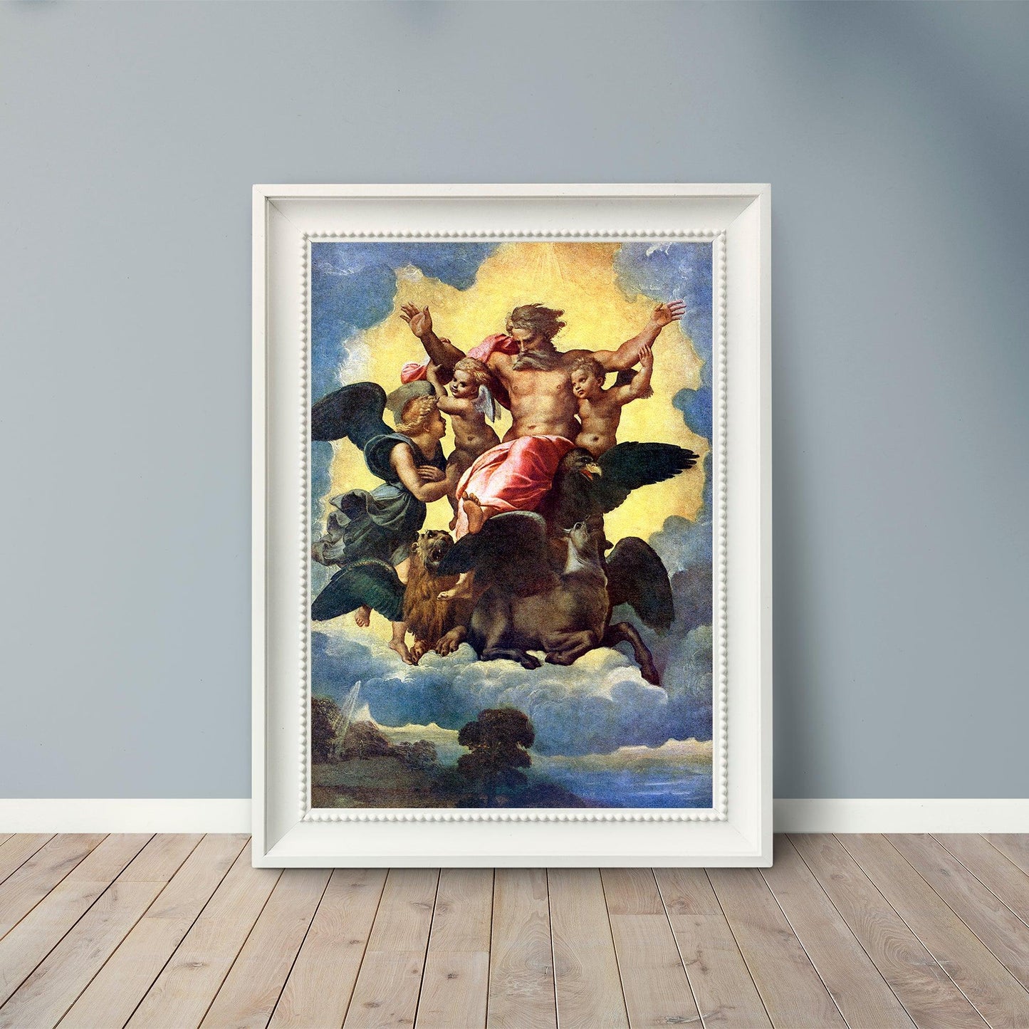 Ezekiel's Vision - 1518 - Raphael - Fine Art Print - Classic Posters