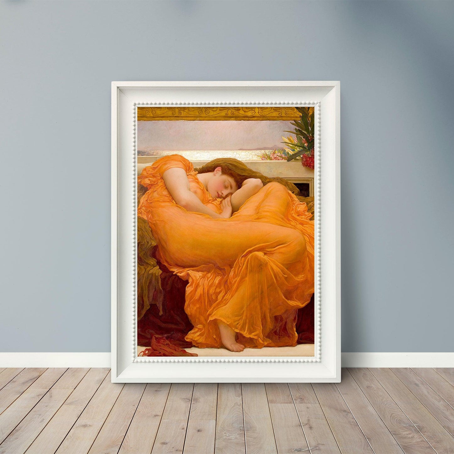 Flaming June - 1895 - Frederic Leighton - Fine Art Print - Classic Posters