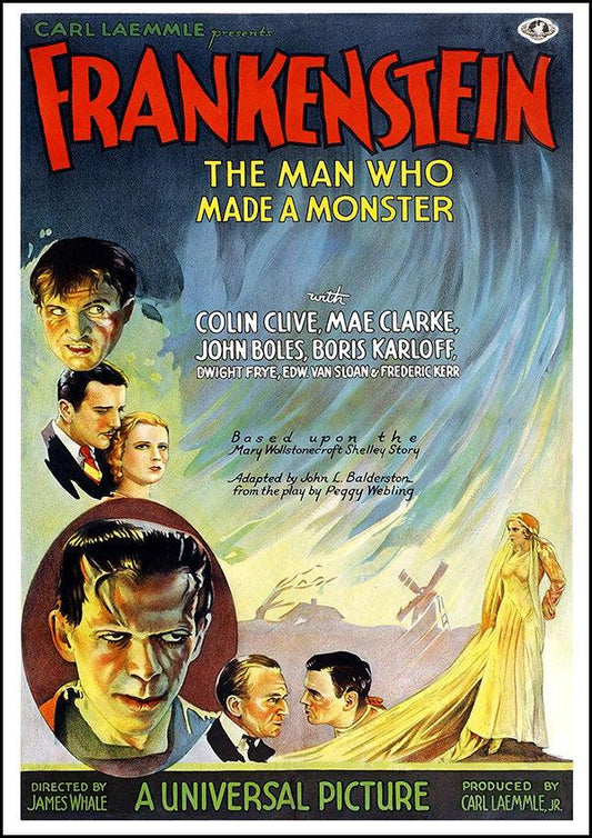 Frankenstein - 1931 - Classic Movie Poster - Classic Posters