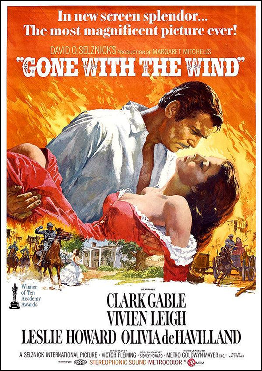 Gone with the Wind - 1939 - Classic Movie Poster - Classic Posters