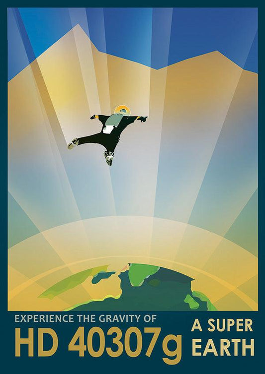 Hd 40307g - NASA Space Travel Poster - Classic Posters