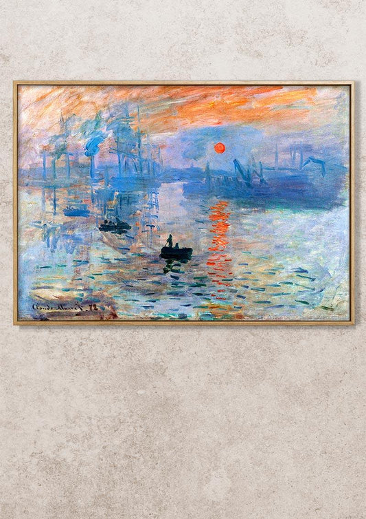 Impression - Sunrise - 1872 - Claude Monet - Fine Art Print - Classic Posters