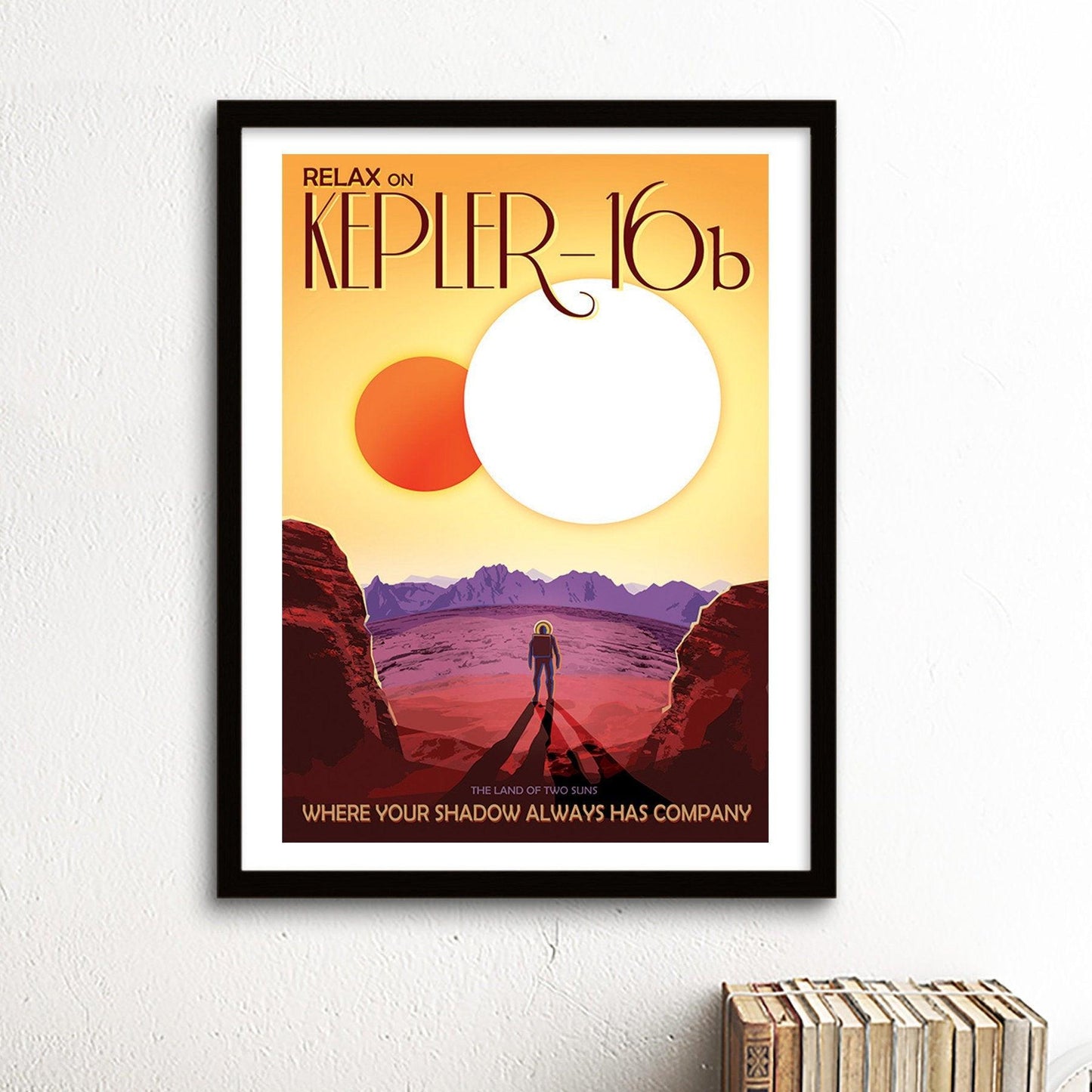 Kepler-16b - NASA Space Travel Poster - Classic Posters