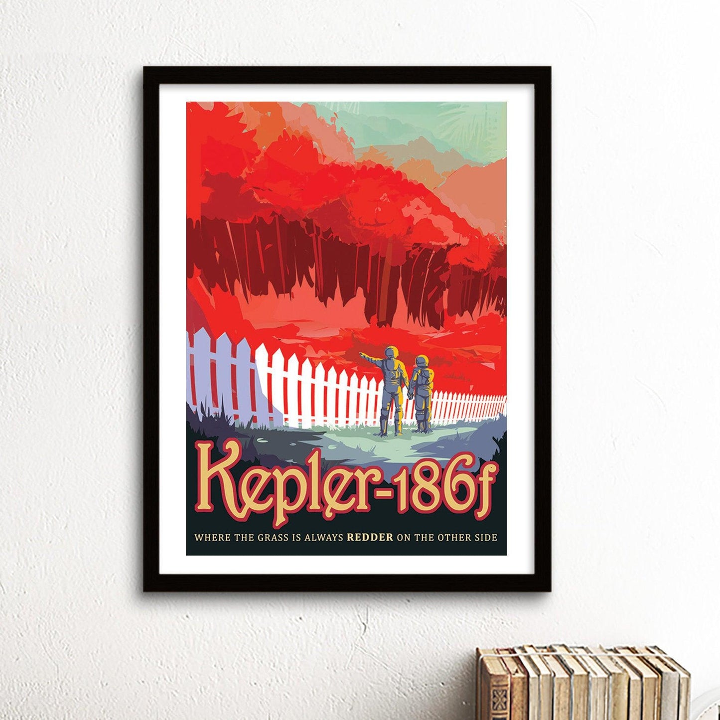 Kepler-186f - NASA Space Travel Poster - Classic Posters