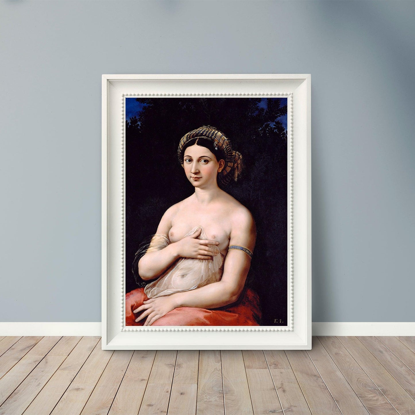 La Fornarina - 1519 - Raphael - Fine Art Print - Classic Posters