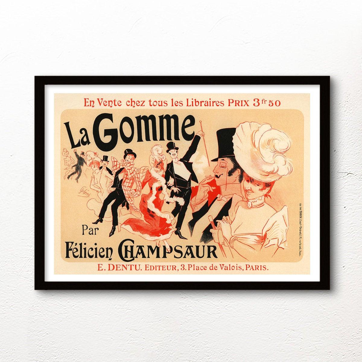 La Gomme - 1900 - Art Nouveau - Classic Posters