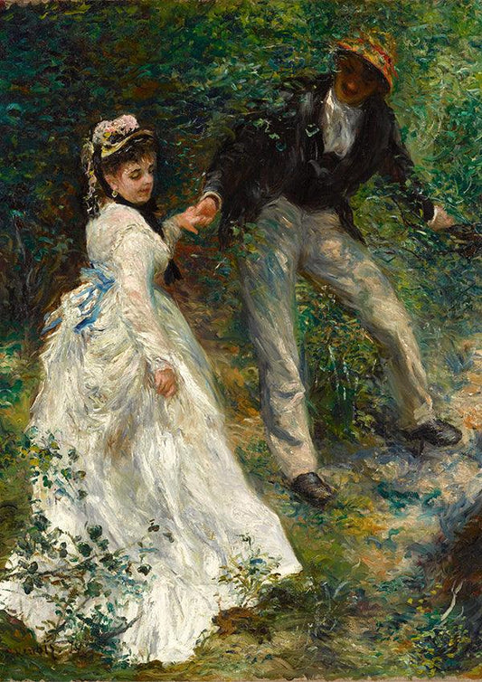 La Promenade - 1870 - Pierre-Auguste Renoir - Fine Art Print - Classic Posters